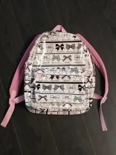 【値下げ】リボン柄リュック ピンクCOLORFUL　CANDY　STYLEのサムネイル