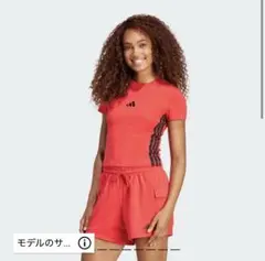 スリーストライプス スリム ベビー半袖Tシャツ　adidas lesmills