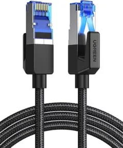 UGREEN LANケーブル CAT8 3M メッシュカテゴリー8 コネクタ