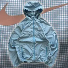 00s NIKE ナイロンジャケット グラフチェック テック系 ドローコート