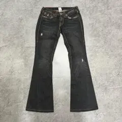 希少・USA製】TRUE RELIGION ジョーイ 廃盤モデルブラックデニム 