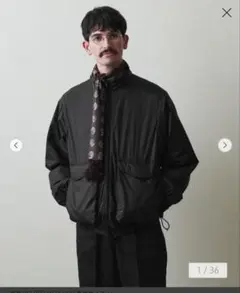 Steven Alanパーテックス ライトパデット ブルゾン Mサイズ　美品