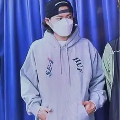 【希少デザイン】ウィンダンシー☆センター刺繍ロゴパーカー フード刺繍ロゴ 即完売 WIND AND SEA（パーカー）のフリマアイテム一覧