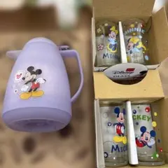 ディズニー ミッキー ミニー ピッチャー ・グラスセット