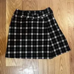 ローリーズファーム　チェック柄ミニスカート Mサイズ　サイドジッパー付き