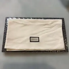 【GUCCI 】長財布用 ホワイト ショッパー 布製&手提げ紙袋