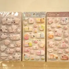 正規品♪サンエックスキャラクターもっと！ふにふにシール 3枚セット バラ売り可