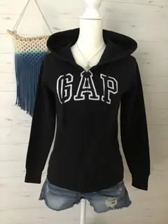 ★GAP ギャップ★Y2K ジップアップ パーカー ブラック
