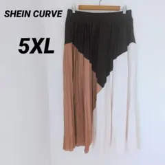 送料込❤SHEIN CURVE 【5XL】プリーツスカート 大きいサイズ