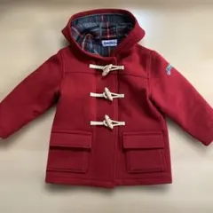 【美品】最終値下げ⭐︎familiar 赤ダッフルコート 100