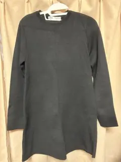ZARA 黒 ニットワンピース