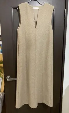 美品　ROSSOウールライクジャンパースカート