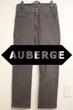【美品】AUBERGE PHIL MENPU ウォッシュ ブラック 38