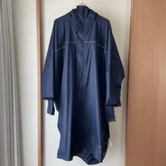 Wpc 레인 바이시클 슬리브 판쵸 네이비