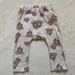 Disney baby 犬とハート柄レギンス
