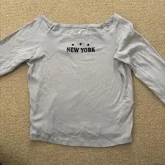 Hollister NEW YORK 長袖カットソー ライトブルー XSのサムネイル
