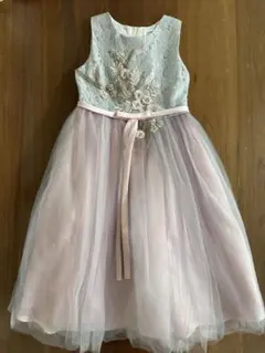 Dinielephant フォーマルドレス 140サイズ グレー・ピンク
