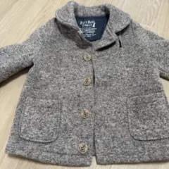 EAST BOY ボタン付きコート グレー100センチ　キッズ 男の子女の子冬物