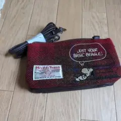 ハリスツイード　スヌーピー　財布