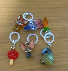 ズートピア1 カプセルトイ 全6種 めじるしアクセサリー コンプリート