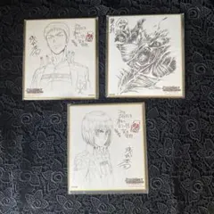進撃の巨人　色紙　3枚セット