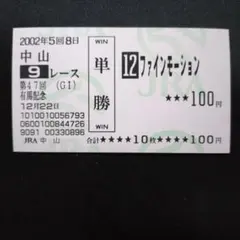 ファインモーション 馬券等 セット 2026年最新】ファインモーション 馬券の人気アイテム - メルカリ