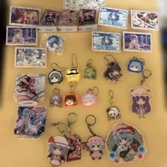 東方Project アクリルキーホルダーとポストカードセット