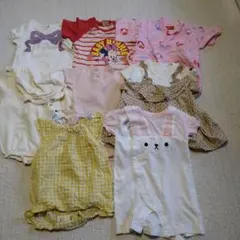 ロンパースまとめ　春夏　女の子　70センチ