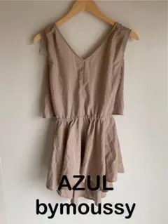AZUL BY MOUSSY バックタイペプラムブラウス