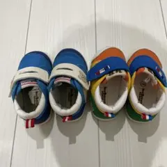 mikihouse ベビーシューズ　ホットビスケッツ　靴　13cm 2個セット