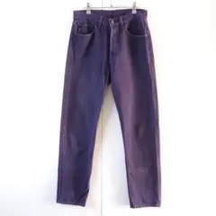 希少 ゴールデンサイズ 90s USA製 501 後染め w32紫カートコバーン
