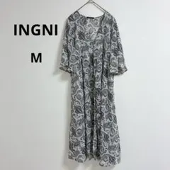 INGNI ペイズリー柄 ガウンカーディガン　サイズ【M】