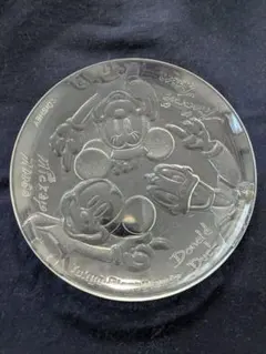 ディズニーランド　ミッキー ミニー ドナルド ガラスプレートのサムネイル