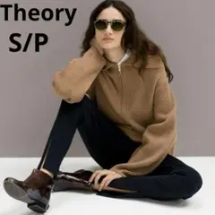セオリー　SETTLE　スリット スキニー レギンスパンツ　ストレッチ　黒　P