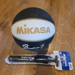MIKASA バスケットボール 7号球 ストリートジャム ポンプ付