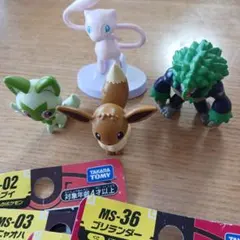 モンコレフィギュアセット ミュウ イーブイ