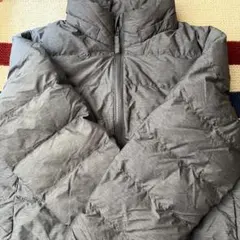 ユニクロ　グレー ダウンコート 140cm