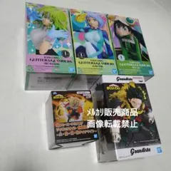 緑谷出久 爆豪勝己 葉隠透 蛙吹梅雨 波動ねじれ フィギュア ライト