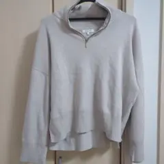 GLOBAL WORK ベージュ ハイネックセーター M