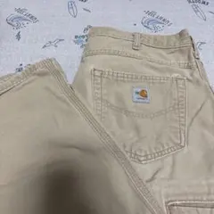 カーハート　ベージュ ワークパンツ　W34
