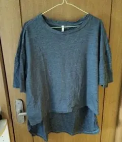 日本製　fig London　杢ネイビー　カットソー　Tシャツ　オーバーサイズのサムネイル