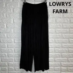 フレアパンツ 黒 ローリーズファーム