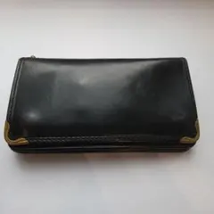 レインボーカントリー、ブラック ラウンドファスナー 長財布 - メルカリ
