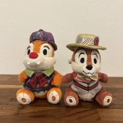 チップとデール ぬいぐるみバッジ 2体セット