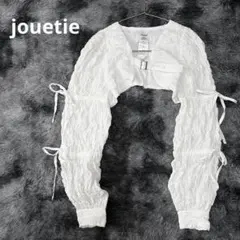jouetie 2wayマムルークスリーブトップス ボレロ カーディガン 白のサムネイル