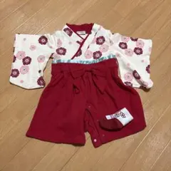 PUFF 2 KIDS 花柄着物風ベビー服 70 靴下付き