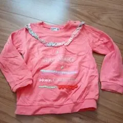 RAG MART フリル付きオレンジトップス 95