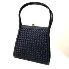 美品　冠婚葬祭　ハンドバッグ　ブラックフォーマルバッグ　メッシュ