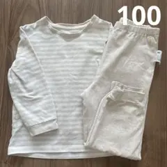ユニクロ　パジャマ　100 ベージュ