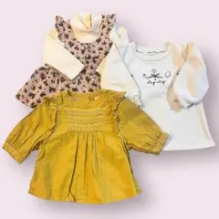 限定値下げ プティマイン他トップス♡80 フリルチュニック ブラウス トレーナー